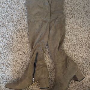 Marc Fisher Tan Over the Knee Boots